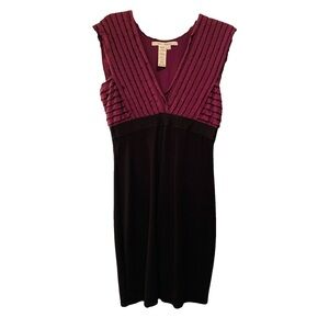 NWOT MaxMara Black and Purple Dress